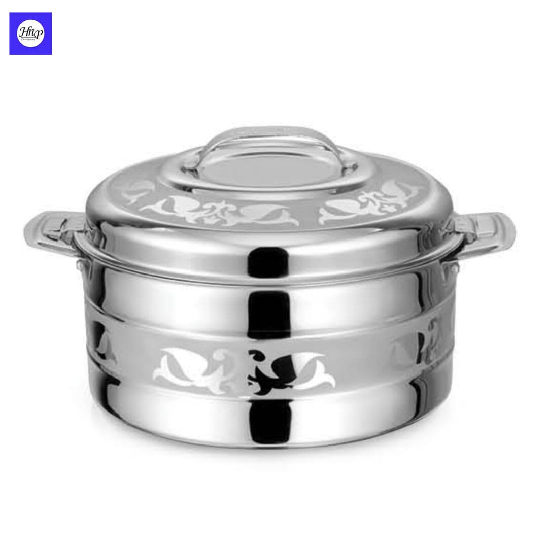 DeviDayal Stainless Steel Swift Casserole Hot Pot 3500 ml