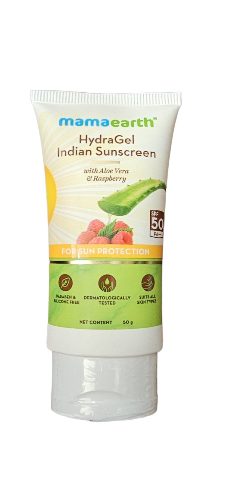 Mamaearth Hydra Gel Indian Sunscreen 50g SPF 50+