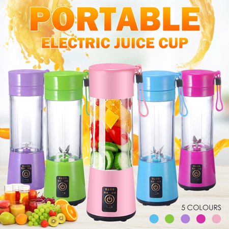 Multifunctional Usb Juicer Portable Rechargeable Battery 380Ml