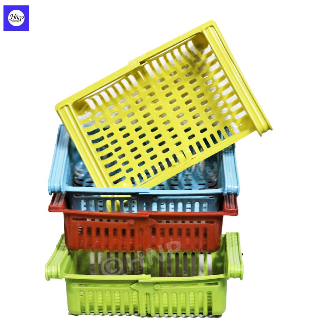 Food Grade Colorful Adjustable Multipurpose Refrigerator Space Saver Pack Of 4