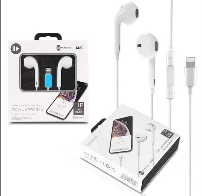 HEADPHONES BR Wireless M80 Pop-Up Window Lightning