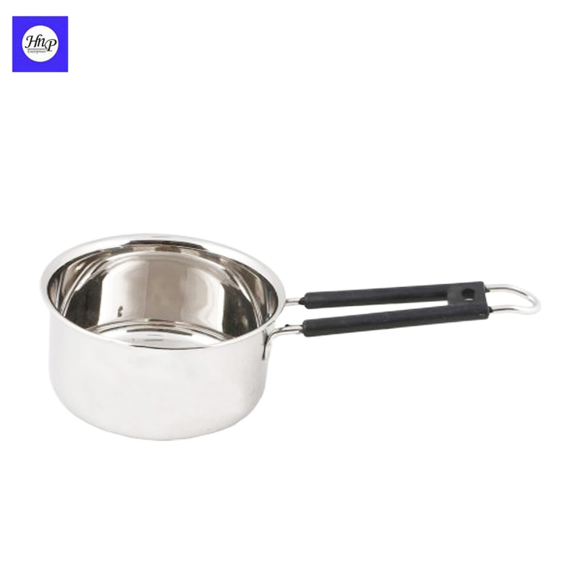 Stainless Steel Cool Touch Durable Wire Handle Thick Wall Built Saucepan -