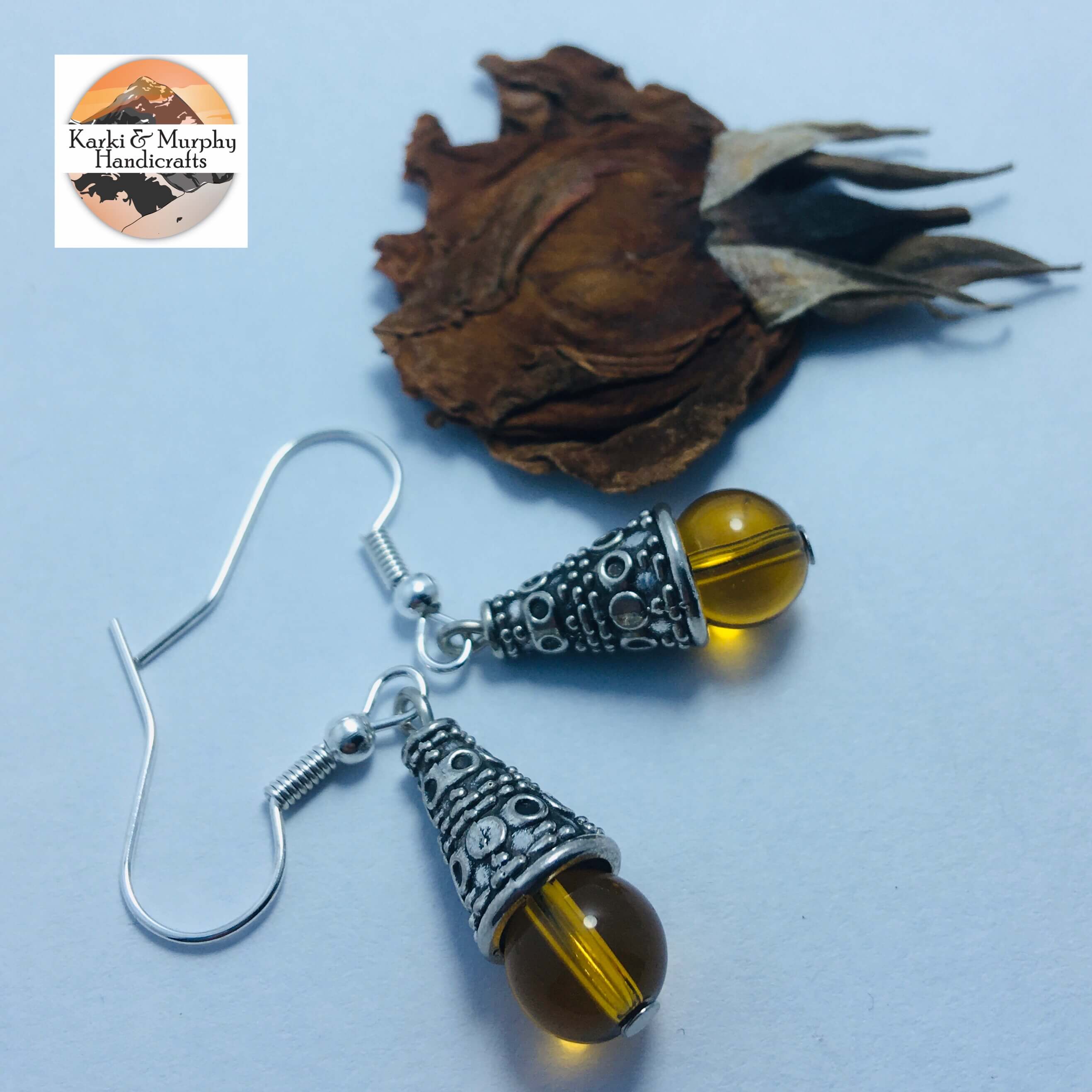 Cherry Beads Drop Earrings
