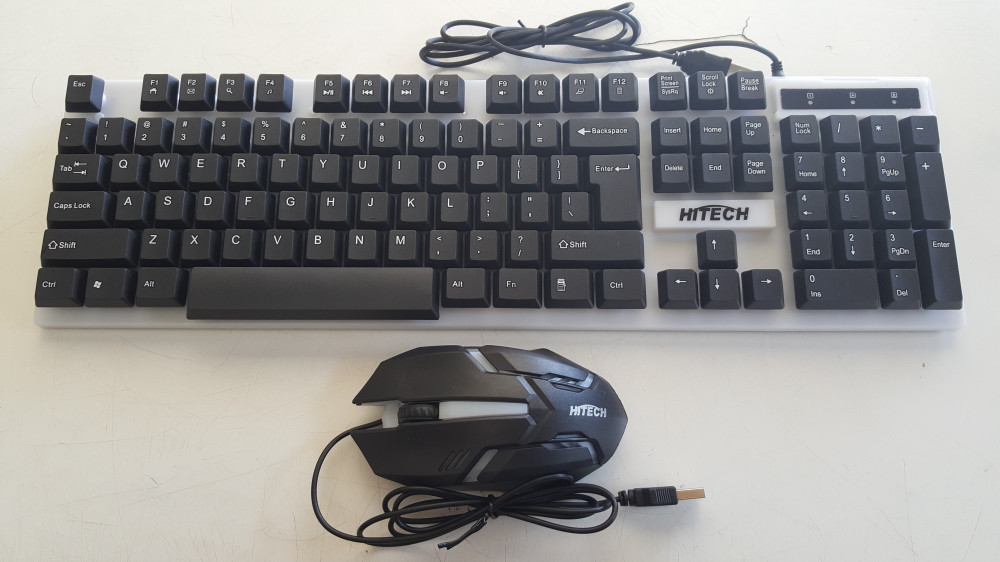 Hi-Tech HTI 200 Gaming Keybord Mouse Cambo Set With RGB light II