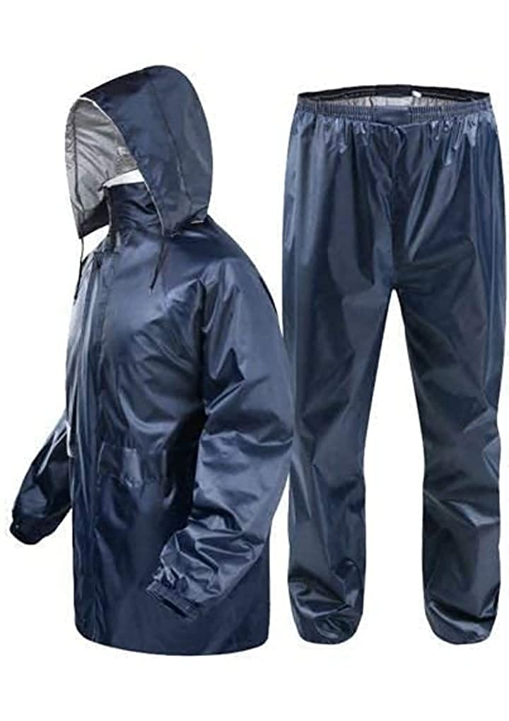 Men's Bike/Scooter Waterproof Windproof Raincoat Set (Color As Per Availability))