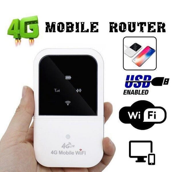 4G WiFi Router Wireless Portable Pocket WiFi Mobile Hotspot Car Wi-fi Router 3G 4G LTE with Sim Card Slot with 1.45 inch LCD Display