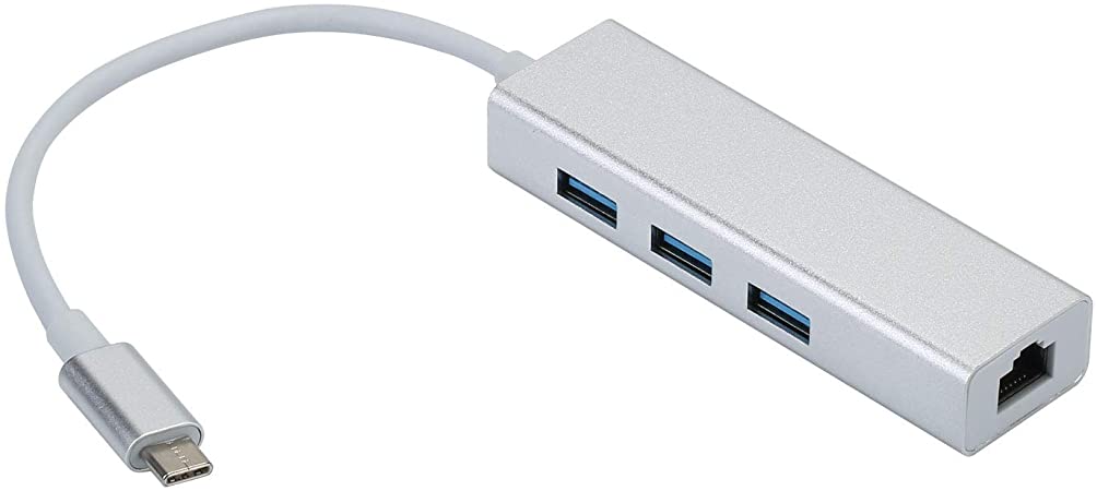 USB-C Hub With Type-C Ethernet Adapter