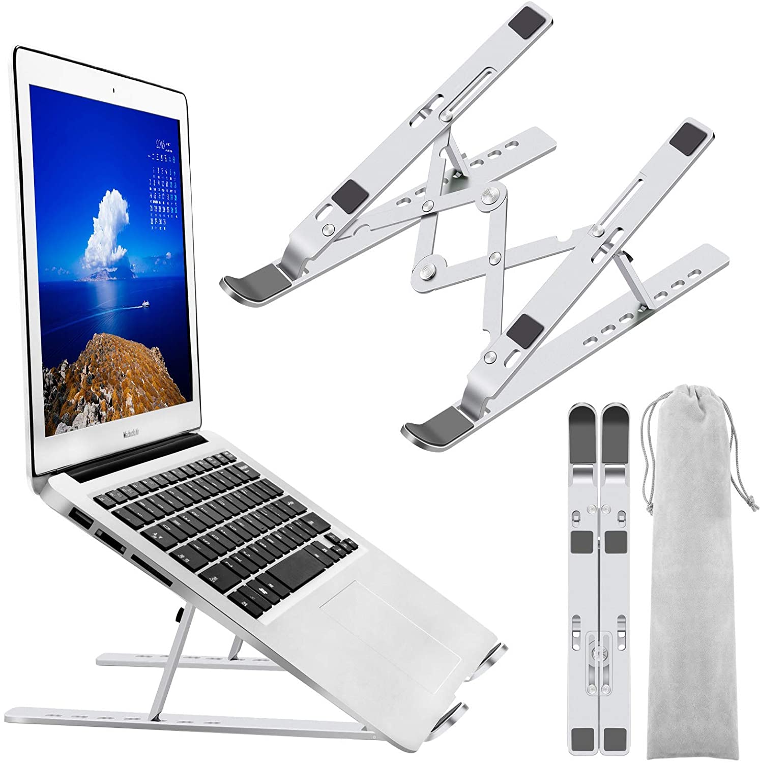 Aluminum Alloy Metal Adjustable Laptop Stand A