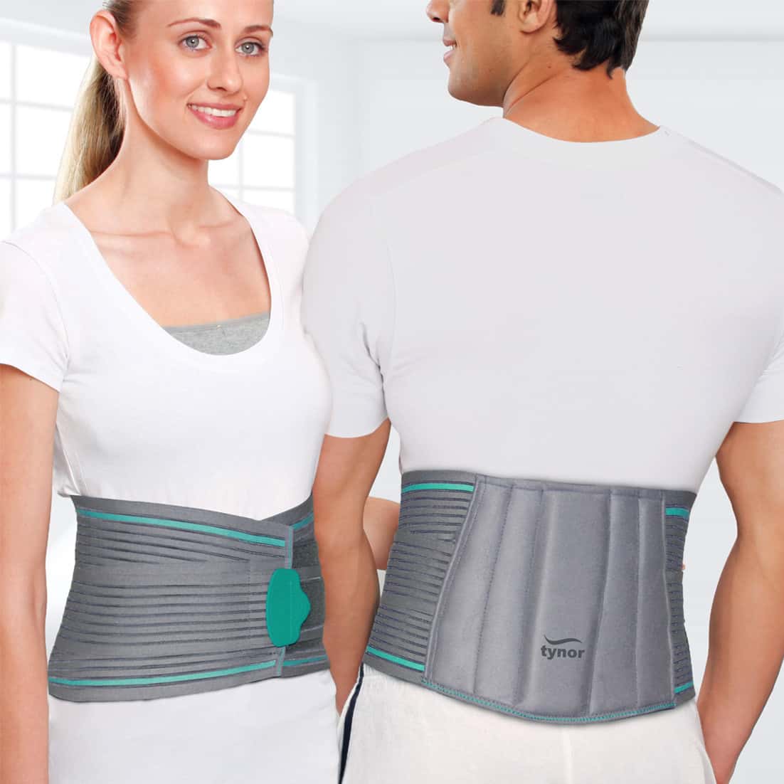 Tynor Lumbar Sacral Belt Lumbopore With Flexible Back Splint, Provides Comfortable Back Support For Back Pain - 1 Pcs