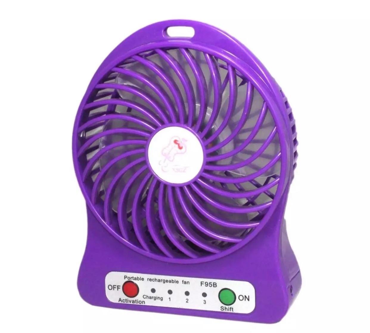 Portable Rechargeable Fan With High Speed