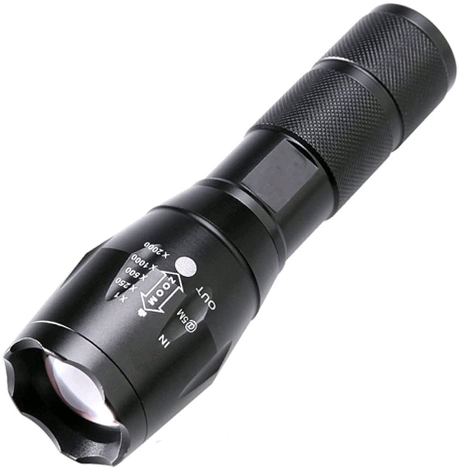T6 Digital light flashlight super bright LED Rechargeable flashlight