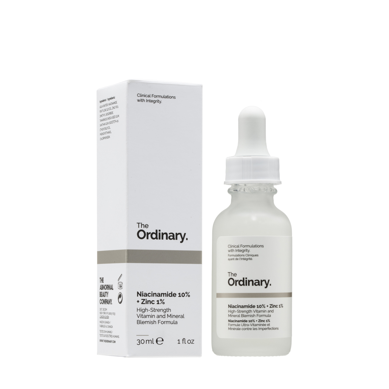 The Ordinary Niacinamide 10% + Zinc 1% For Clearer, Brighter, And Smoother Skin, Genuine Product- 30 Ml