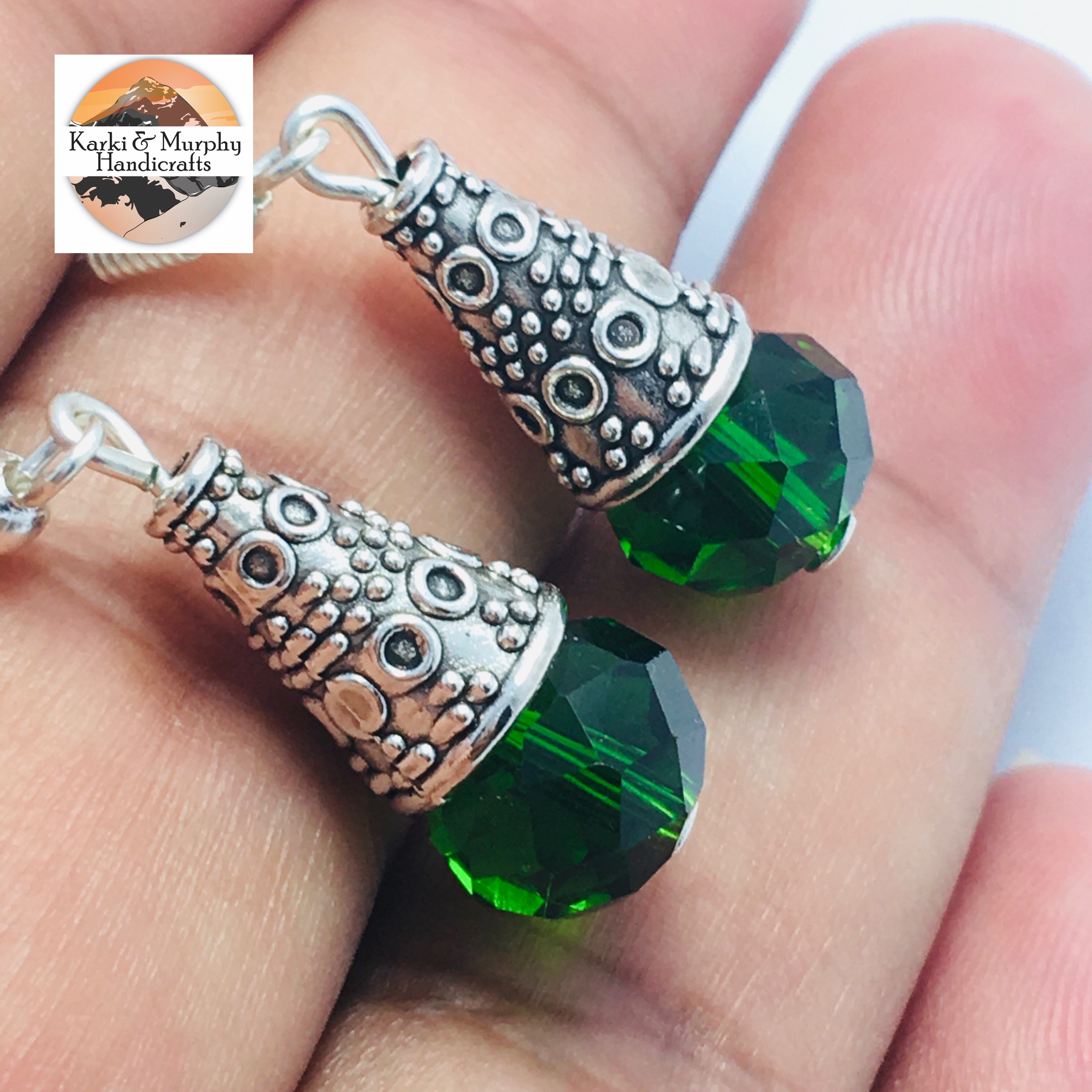 Cherry Beads Drop Earrings KM02