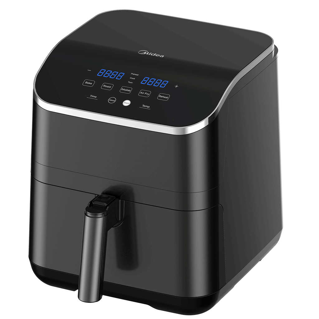 Midea 5.5L Air Fryer 1700W with Dual Cyclone Rapid Hot Air Technology ( MFCN55D2)