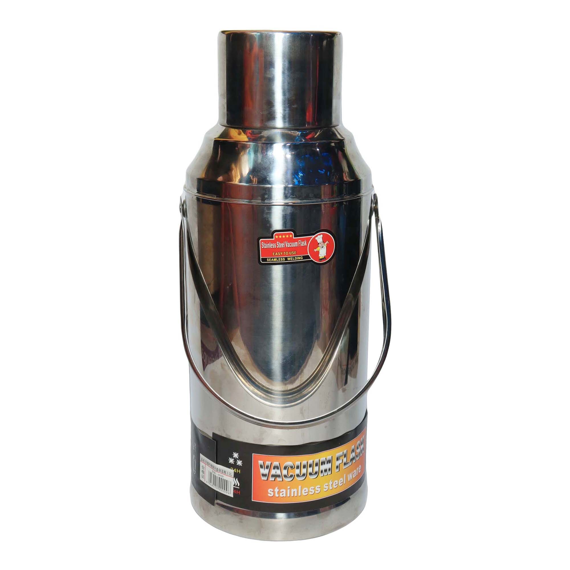 Vacuum Flask Stainless Steel, 3.5 Litre, 24hr Hot & Cold