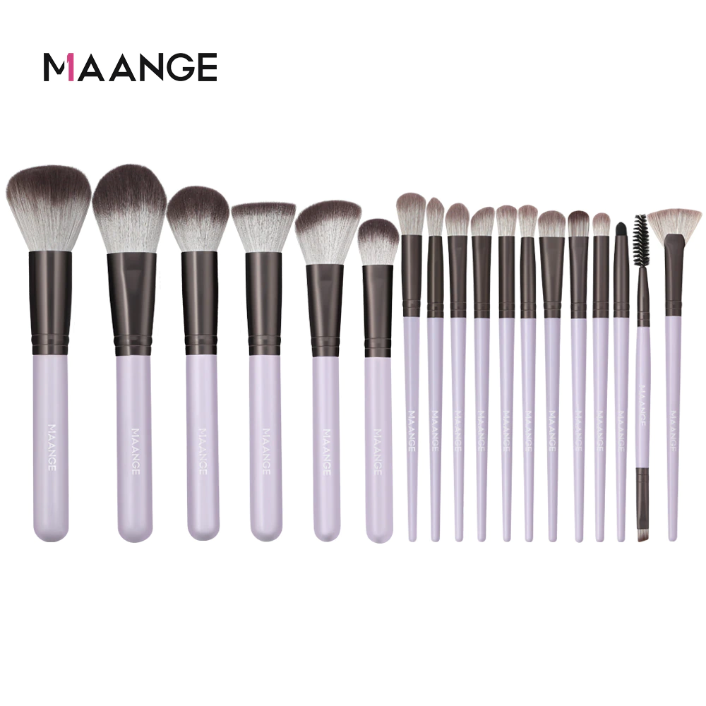 MAANGE 22pcs Professional Makeup Brushes Set With Bag Cosmetic Tools Eyeshadow Highlighter Powder Foundation Face Brush MAG5980Z22