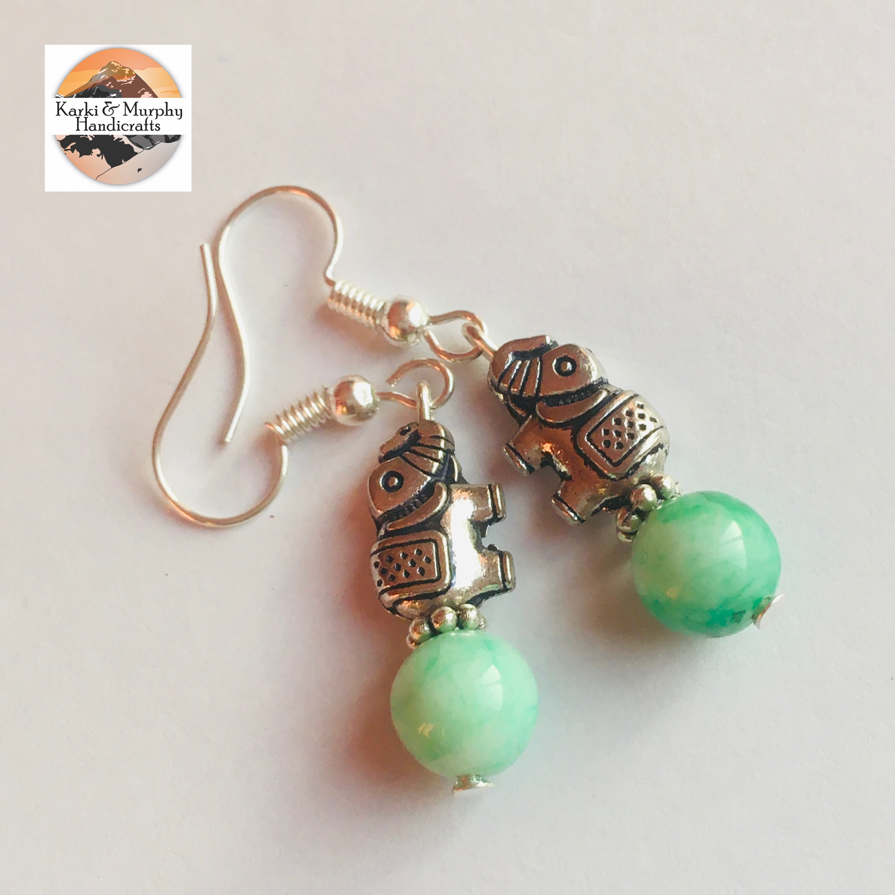 Stone/Glass Beaded Earrings For Women KM984