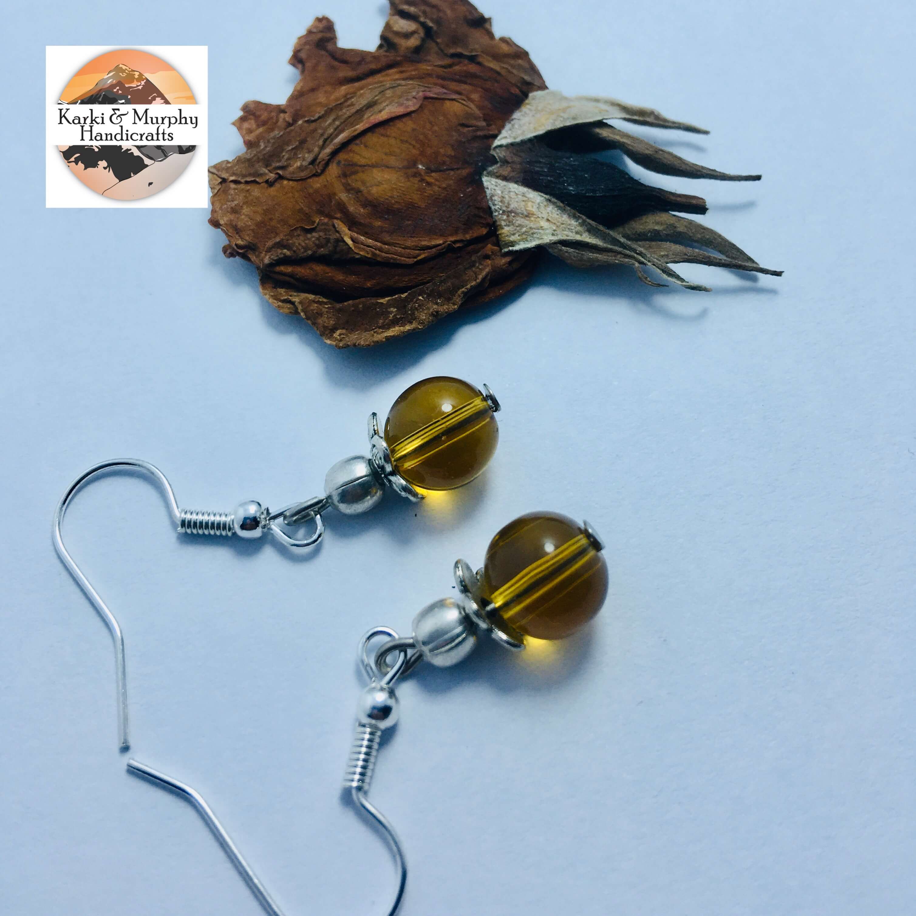 Cherry Beads Drop Earring