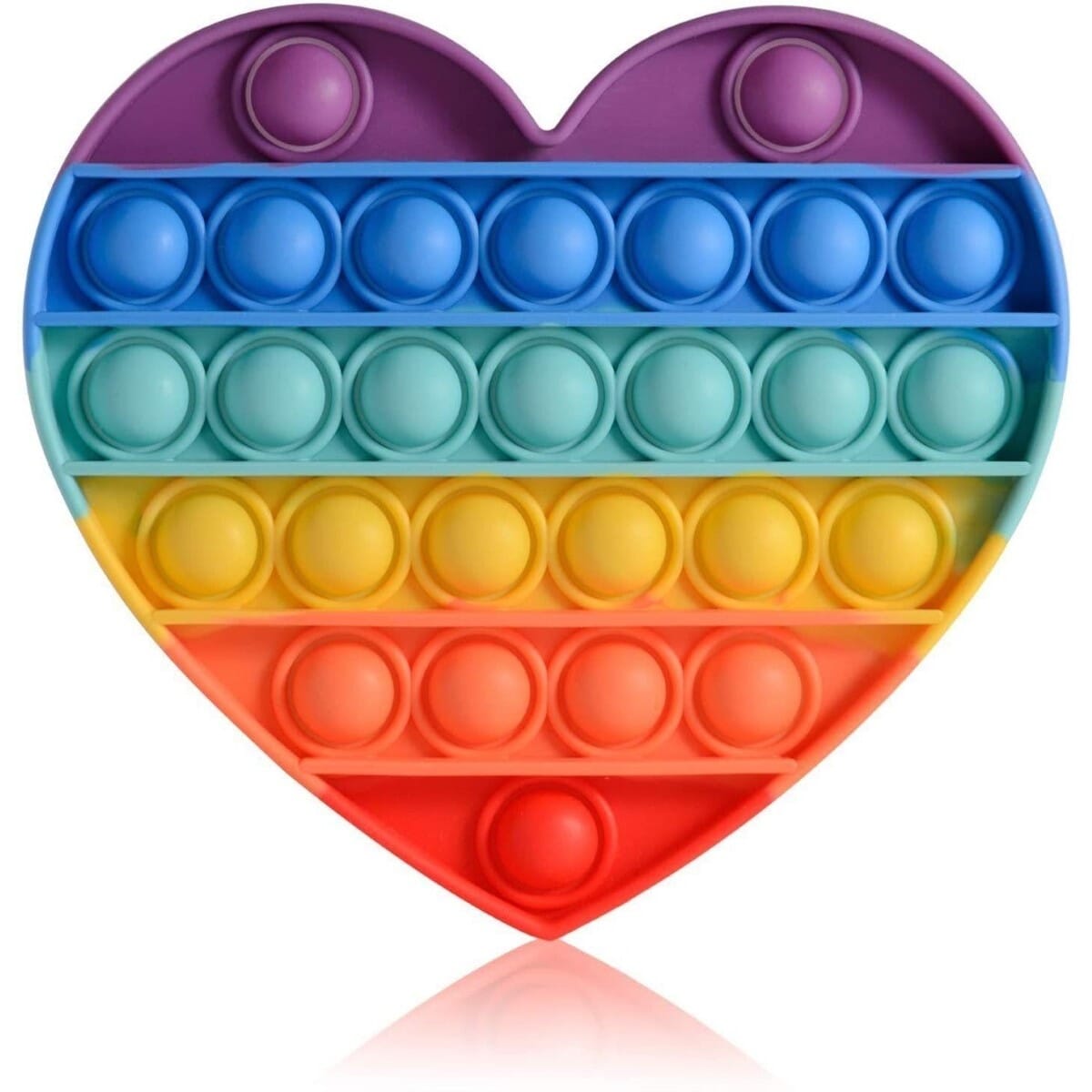 Colorful Fidget Toys Push Pops Bubble Sensory Squishy Stress Reliever Autism Needs Anti-stress Popit Kid Toy For Children