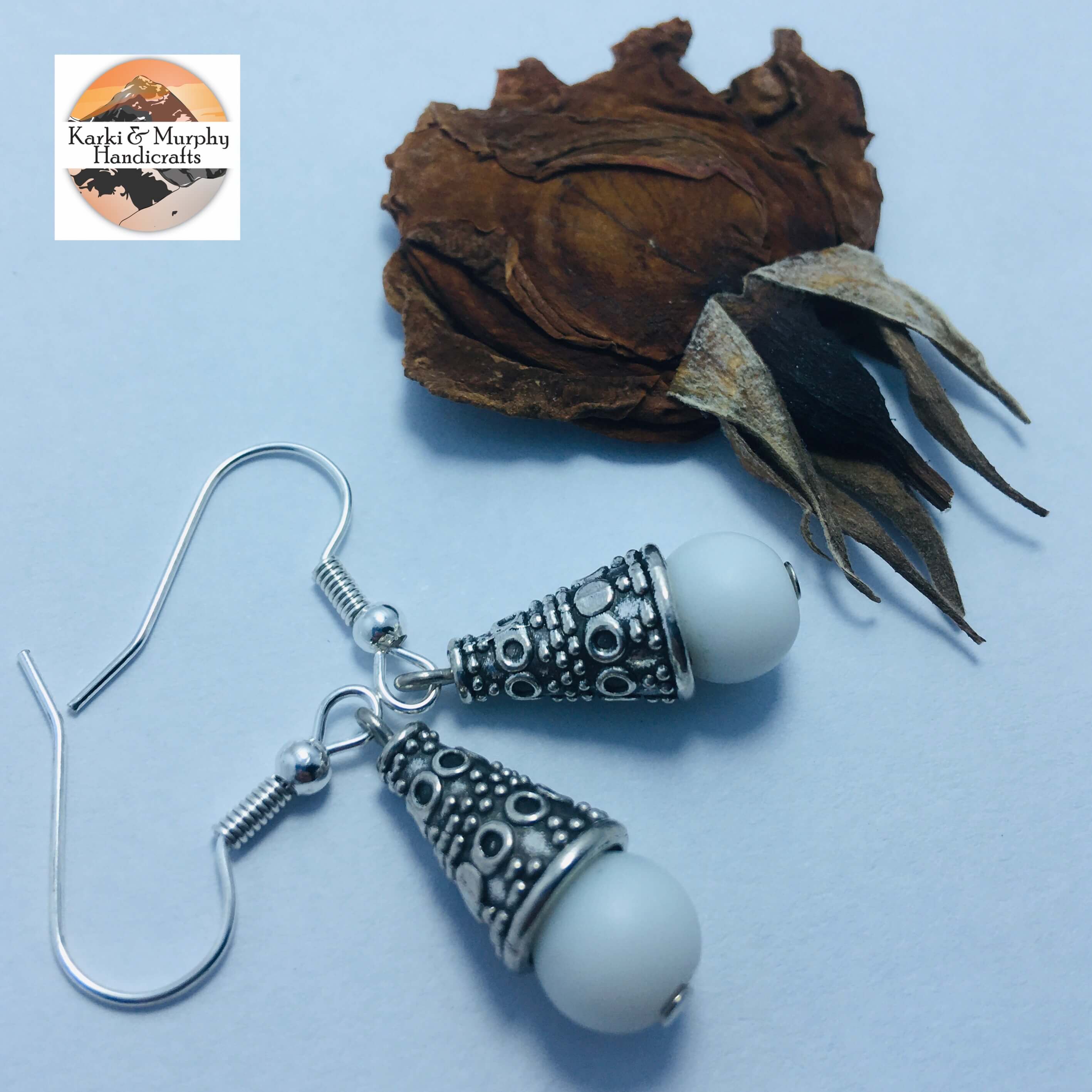 Cherry Beads Drop Earrings KM04