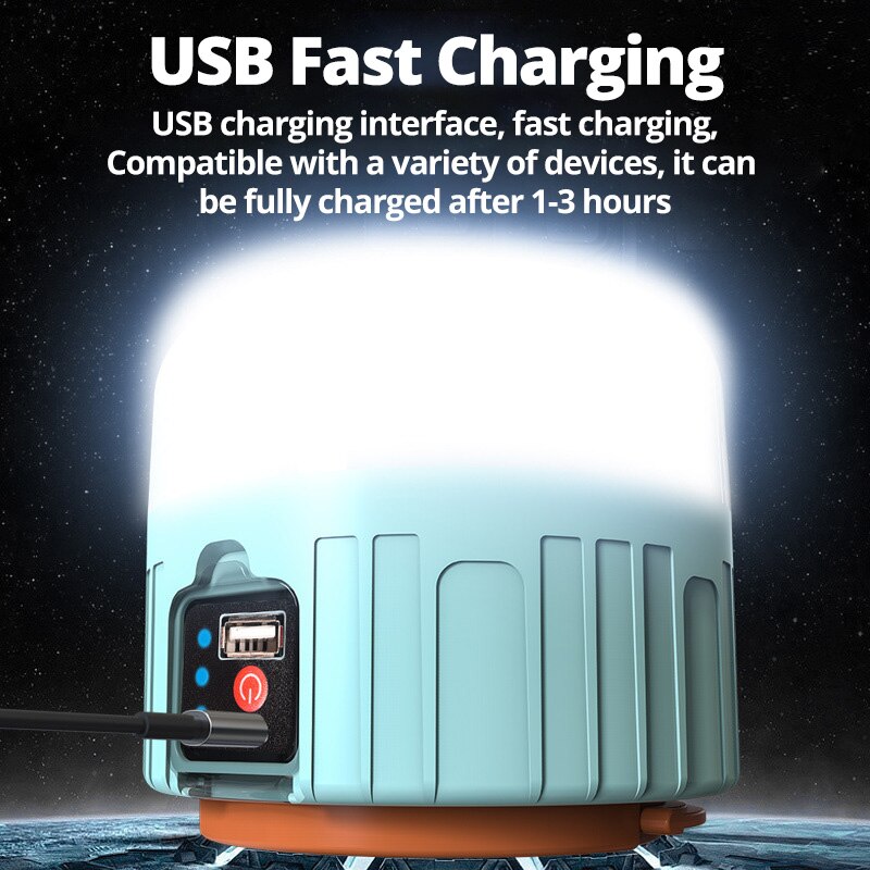 Solar Emergency Light Multifunctional LED Camping Lights USB Rechargeable Lamp Portable Lanterns Remote Control