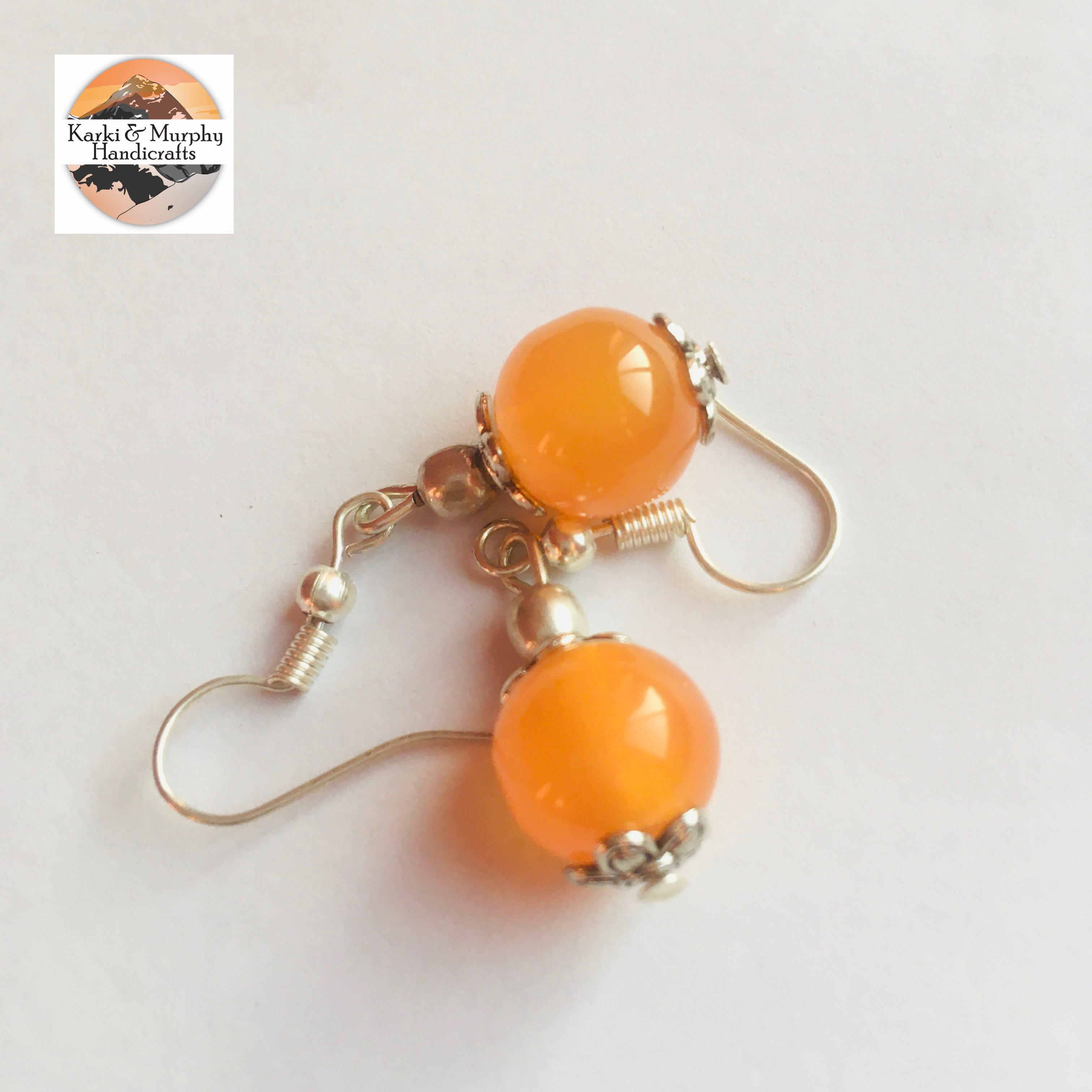 Cherry Beads Drop Earrings KM23