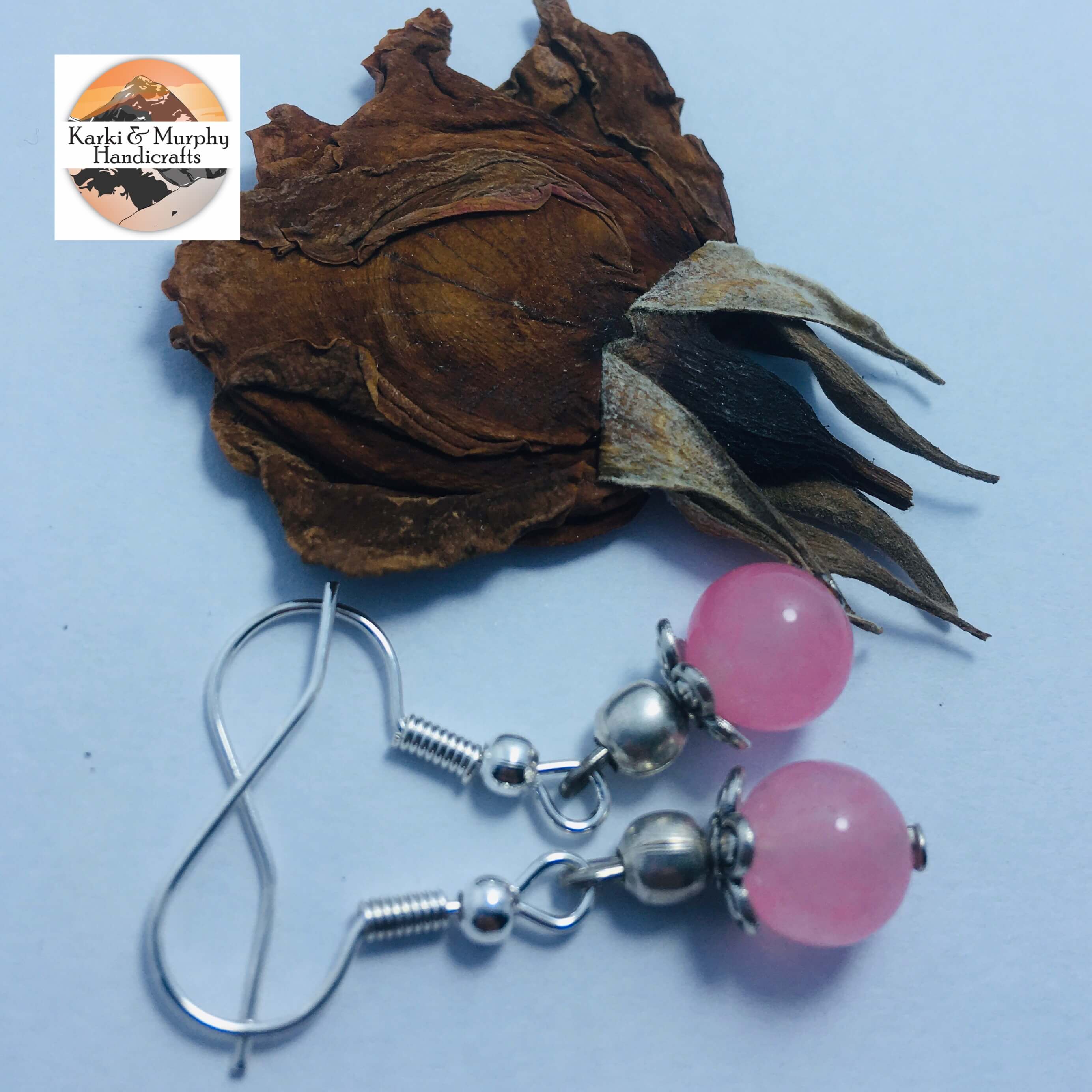 Cherry Beads Drop Earrings KM 13
