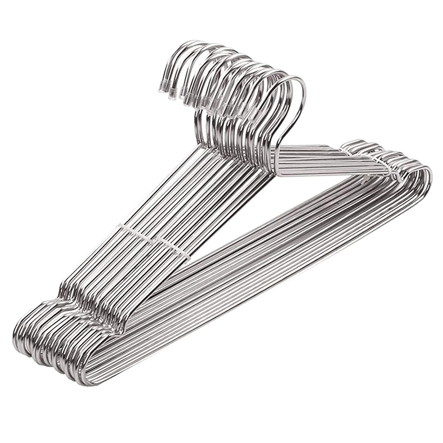 Stainless Steel Clothes Hanger Set 10Pcs(A-Grade)