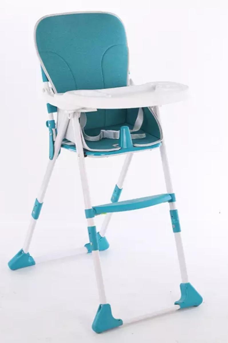 Feeding Chair/ High Chair with 3-Position Tray, Fold High Chair for Babies and Toddlers - Compact High Chair with Adjustable Tray & Legs