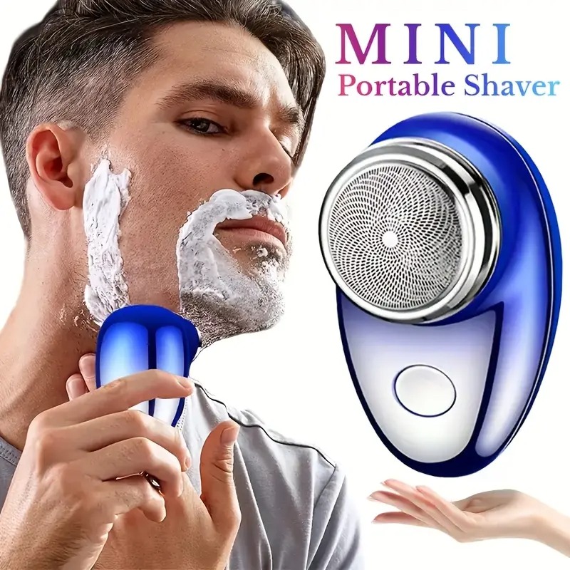 Mini Portable Electric Shaver - Compact Single Head Razor for Men & Women | USB Rechargeable Travel Shaver