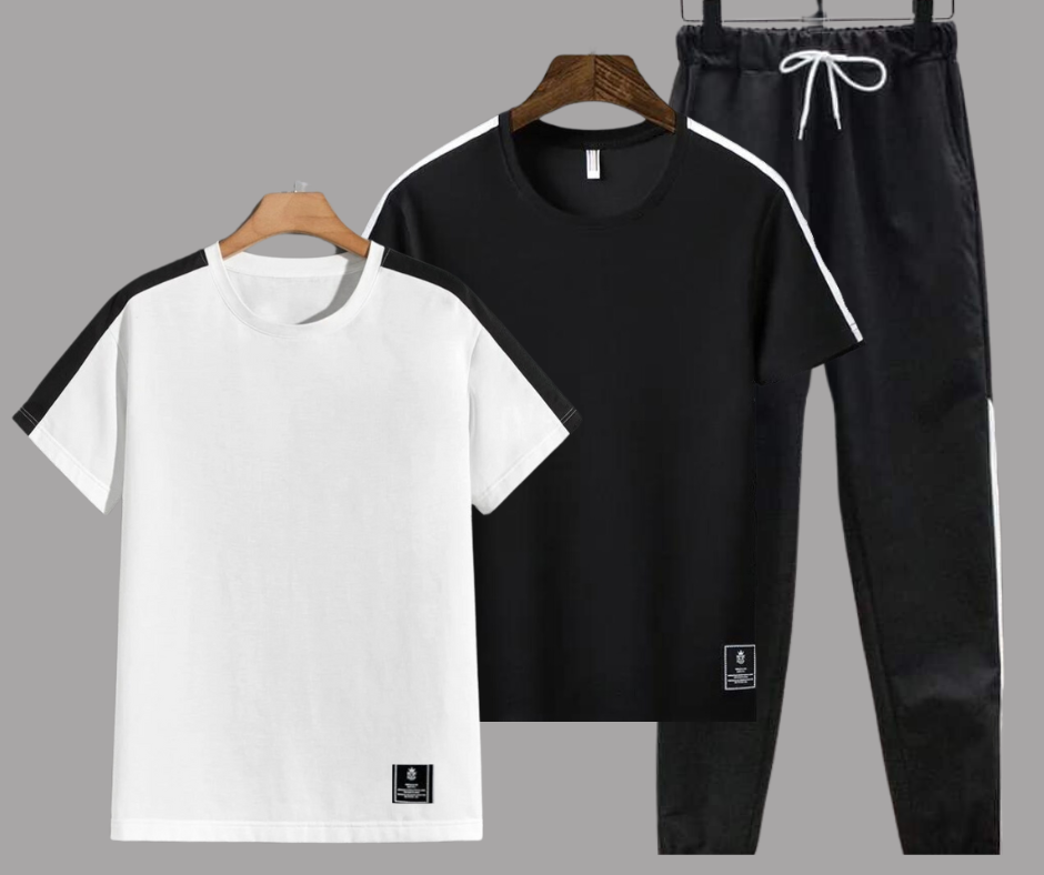 Combo Set Of Summer T-shirt & Trouser For Men