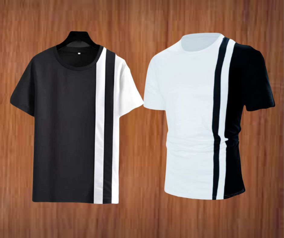 2 Piece Set Of Men's New Fashion Wear T-shirt