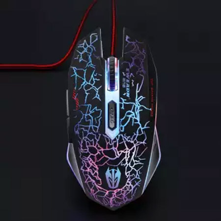 EWEADN V3 6D LED Backlight Gaming Wired Mechanical Gaming Mouse