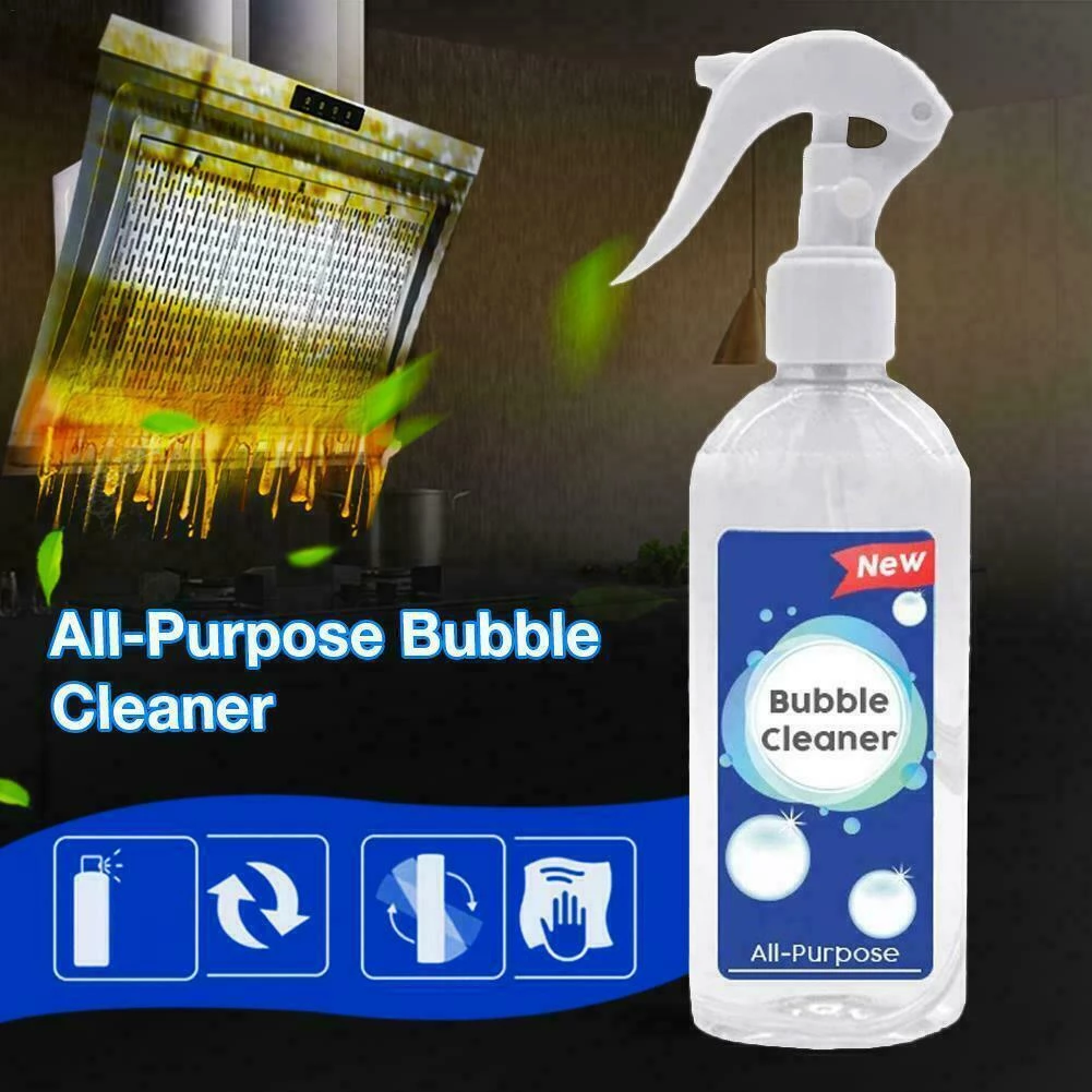 100ml Kitchen Cleaner Grease Remover Multipurpose Bubble Cleaner Cleaning Detergent Household Cleaning Liquid Kitchenware