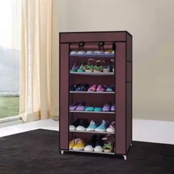 6 Layers Shoe Rack Portable And Folding (60 X 30 X 108 Cms)