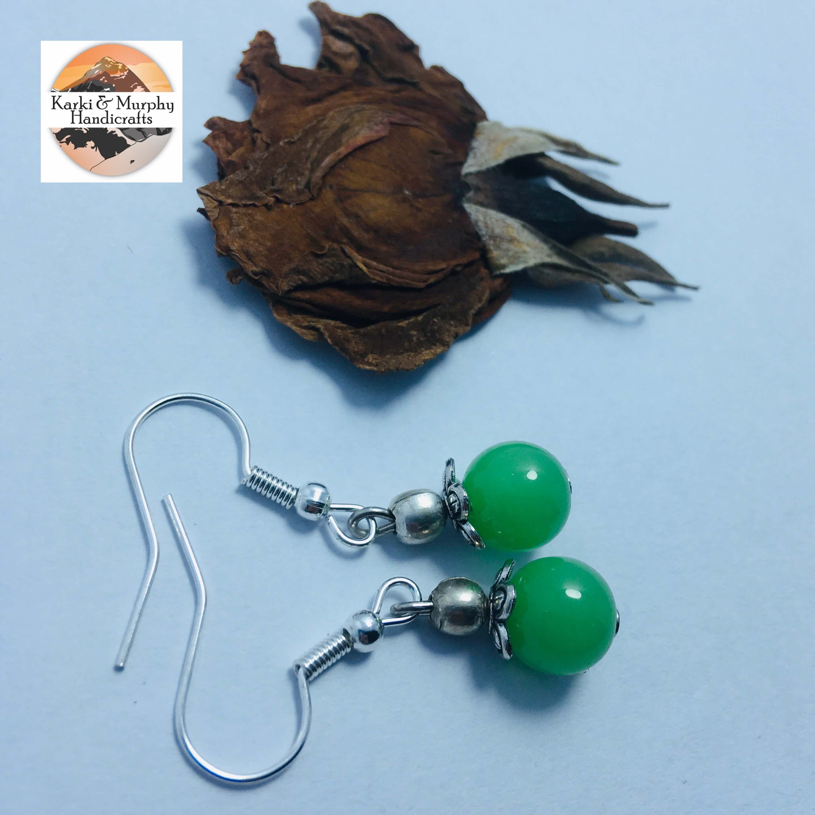 Cherry Beads Drop Jhumka