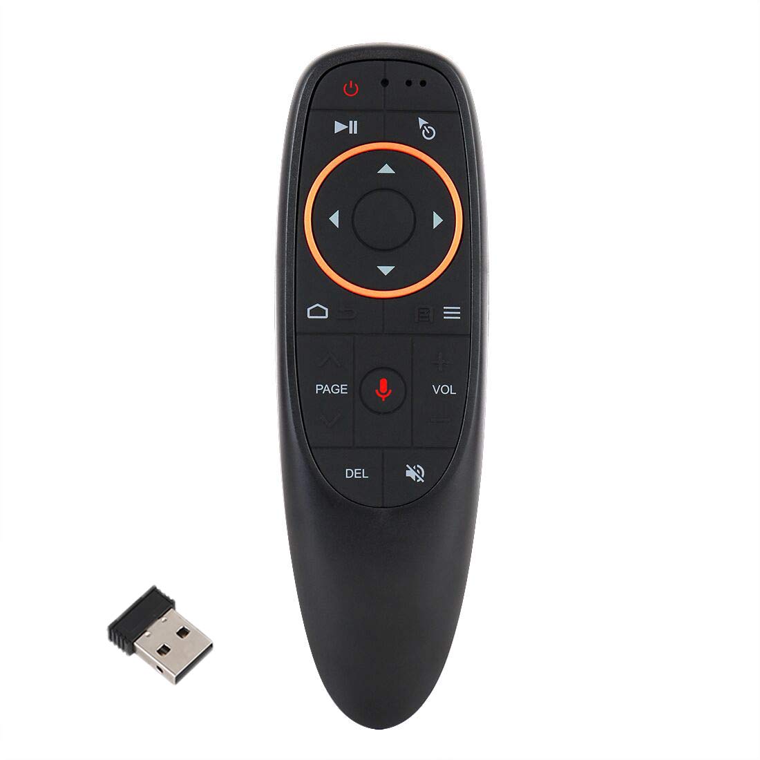 Wireless Remote Control With 6 Axis Gyroscope And IR Learning Air Fly Mouse With Voice Input For Android TV Box