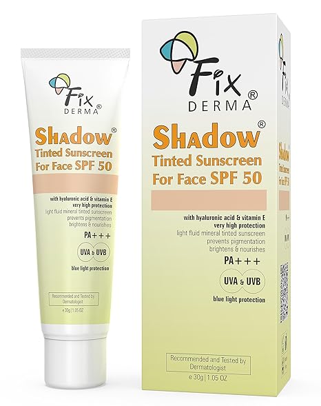 Fixderma Shadow Tinted Sunscreen SPF 50 PA+++ - 30gm