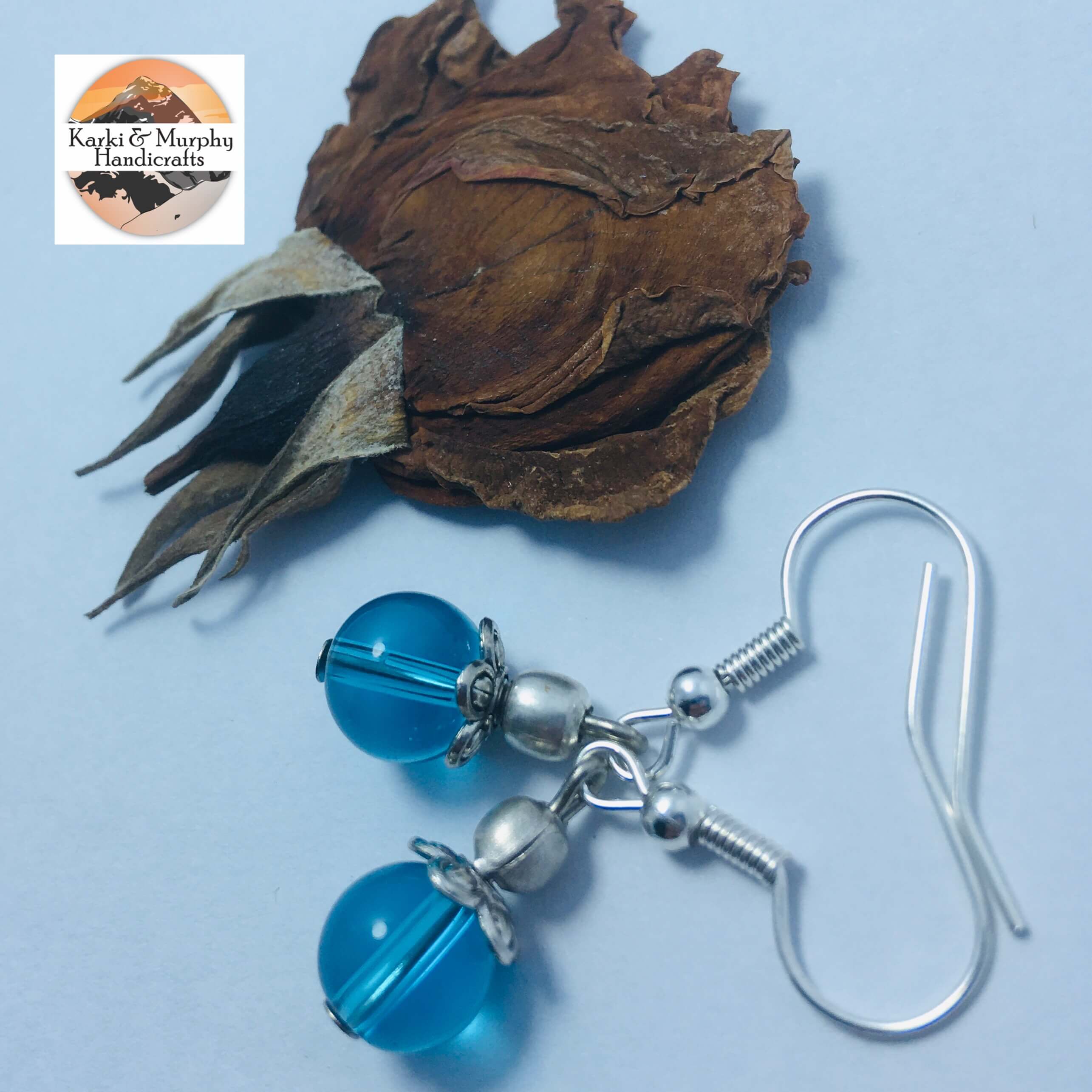 Cherry Beads Drop Earrings KM 11