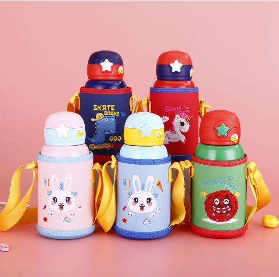 Baby School Bottle, Kids Stainless Steel Thermos Mug