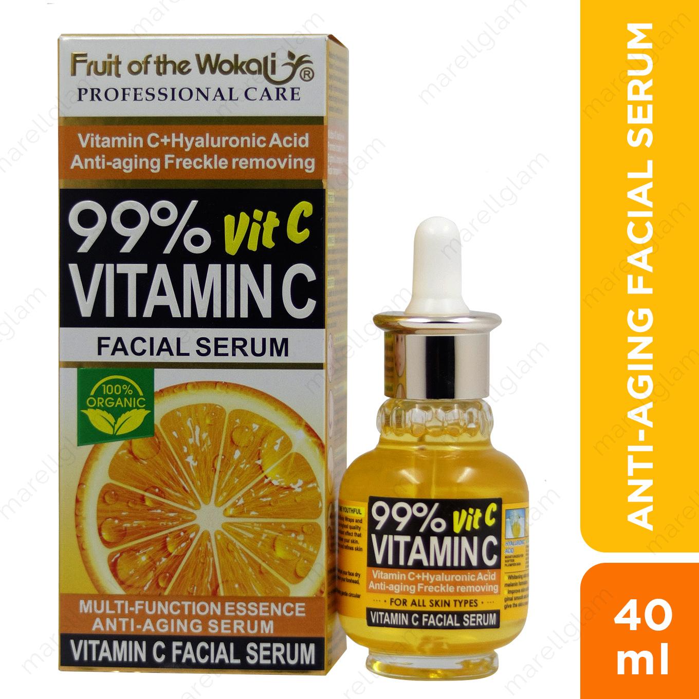 Fruit of Wokali Professional Care 99% Vitamin C Facial Serum-40ML