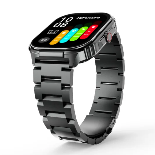 HiFuture AIX Smartwatch | 1.43 Inch AMOLED Display | 1 ATM Water Resistant | 10 Days Battery Life AI Enhanced Health Monitoring