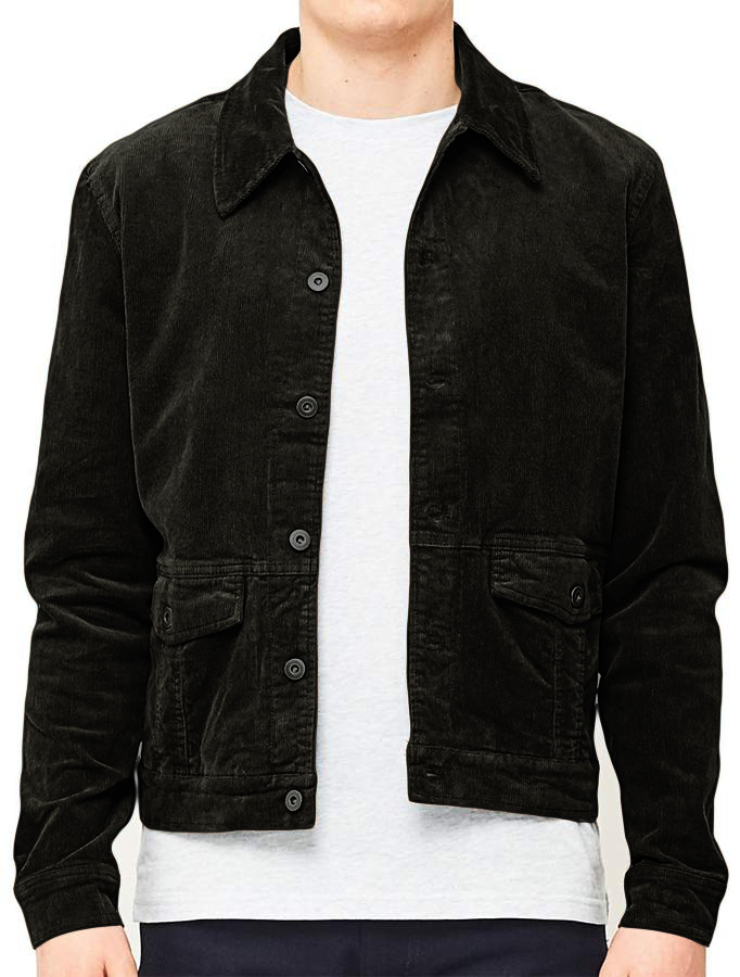 Autumn Trendy Corduroy Jacket For Men SWJ 161