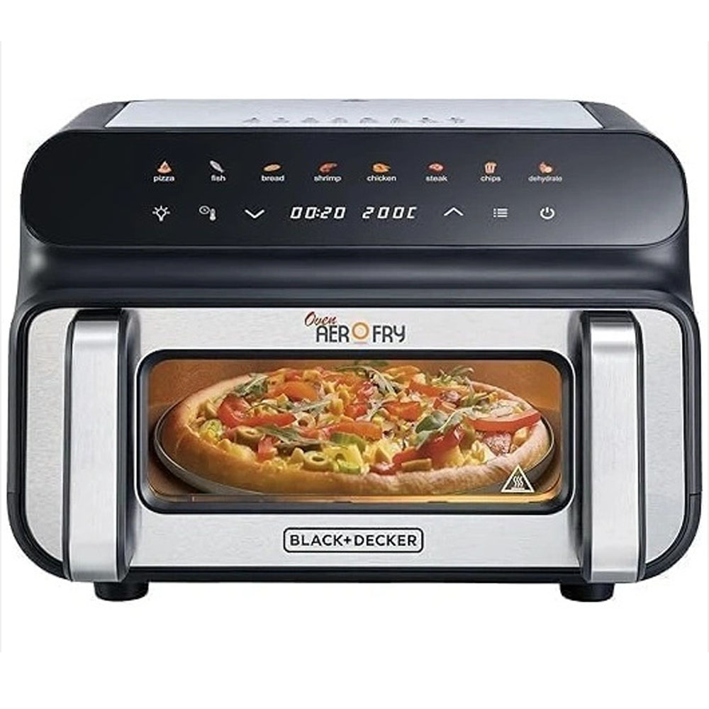 Black+Decker 5 in 1 Multi-function Pizza Grill Air Fryer 10.5 Liter PGAF105-B5