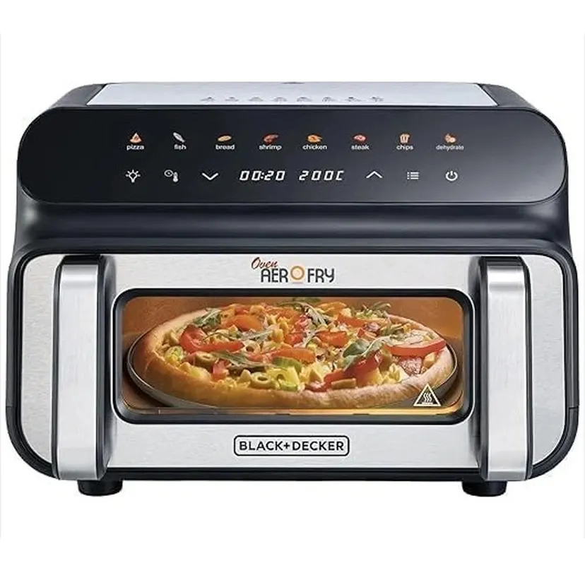 Black+Decker 5 in 1 Multi-function Pizza Grill Air Fryer 10.5 Liter PGAF105-B5