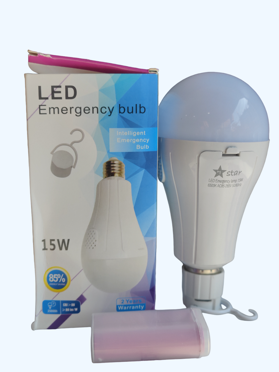 Rechargeable LED Bulb 15 W Double Battery
