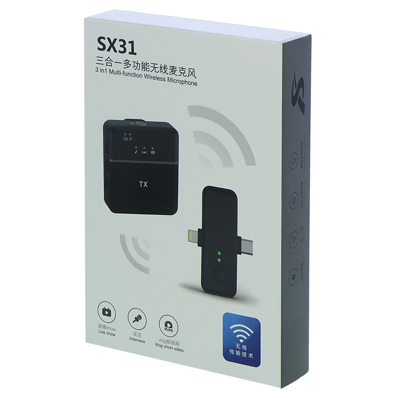 SX31 3 in 1 Multi-function Wireless Microphone