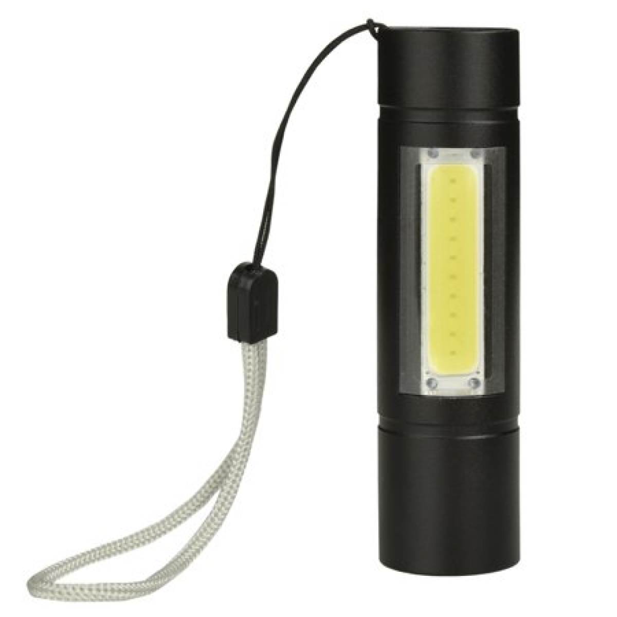 XANES 1000Lumens 3 Modes Tactical COB LED Flashlight Mini Torch Light USB Rechargeable Brightness Working Pocket Lamp Light Box +1 x 14500 Battery