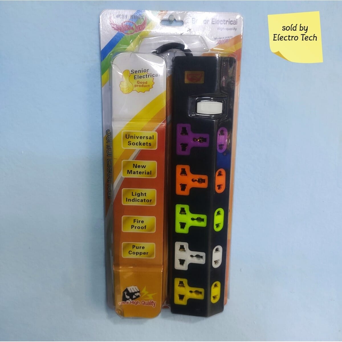 3000 Watt 3m 10 in 1 Multi Plug Extension Cord