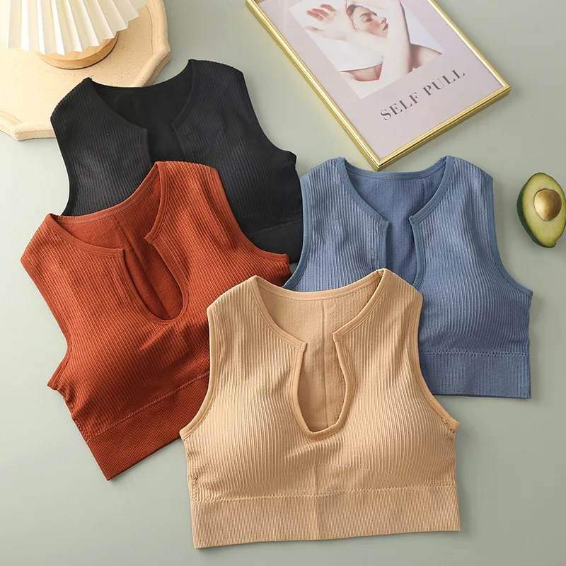 Pack of 2 New Cut Front Top for Girls
